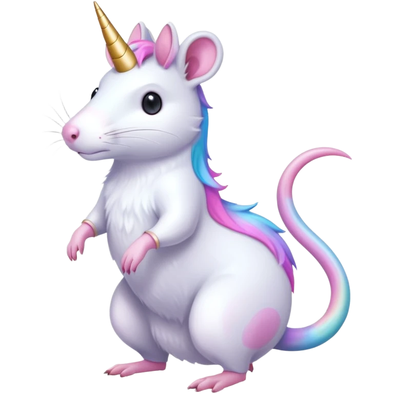 Rat unicorn hybrid emoji