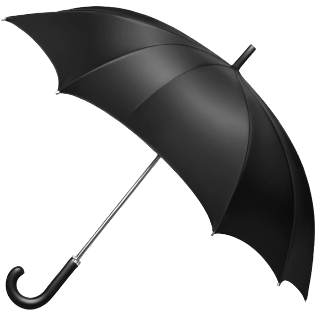 black closed umbrella emoji