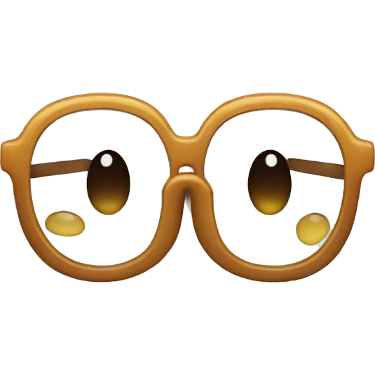emoji with glasses that form the letter B emoji