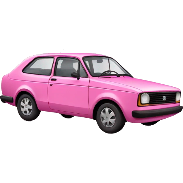 pink polo car  emoji