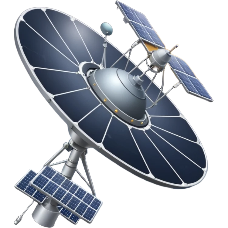 communication space satellite emoji
