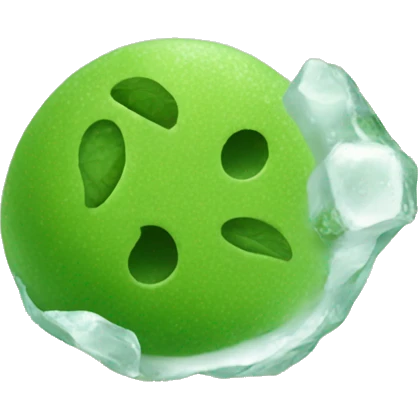 Matcha with ice emoji