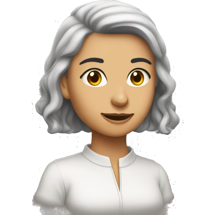 cara morena pensativa emoji