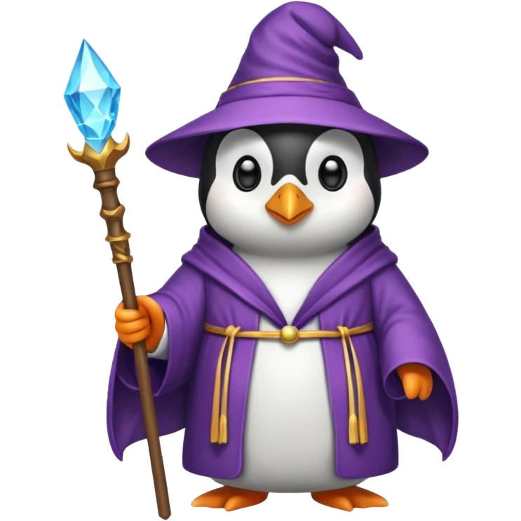 penguin wizard emoji