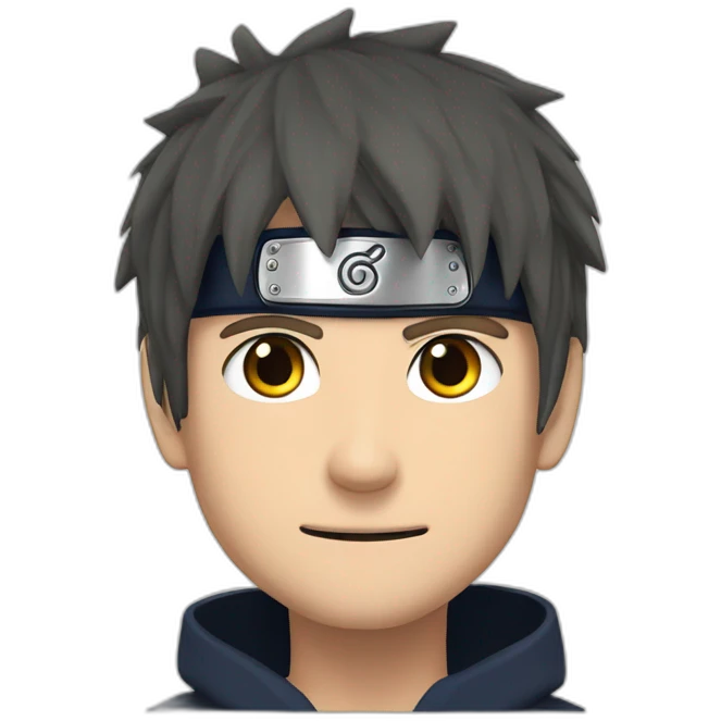 Naruto avec Emmanuel Macron emoji