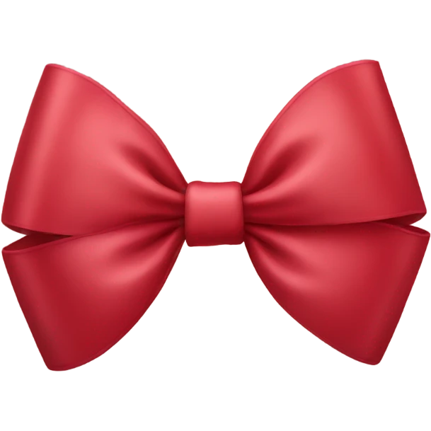 Red bow emoji