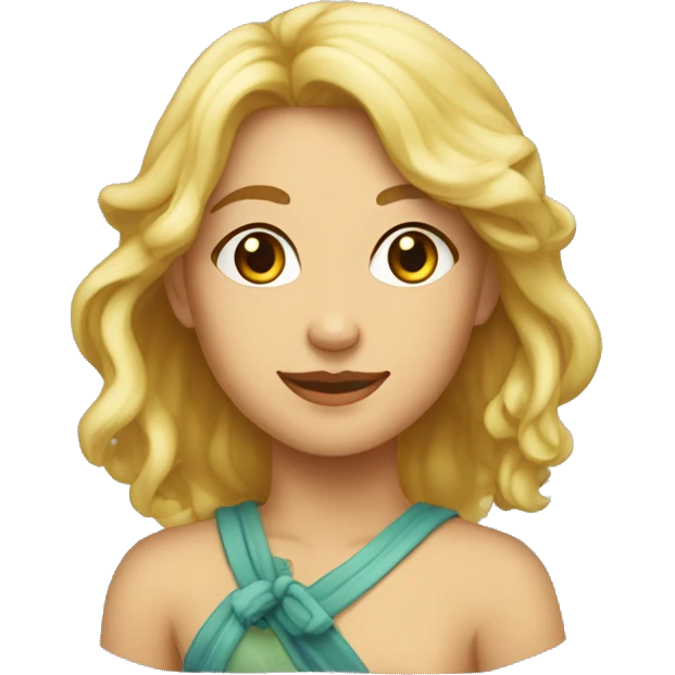 Kobieta ciemne włosy z kokiem emoji