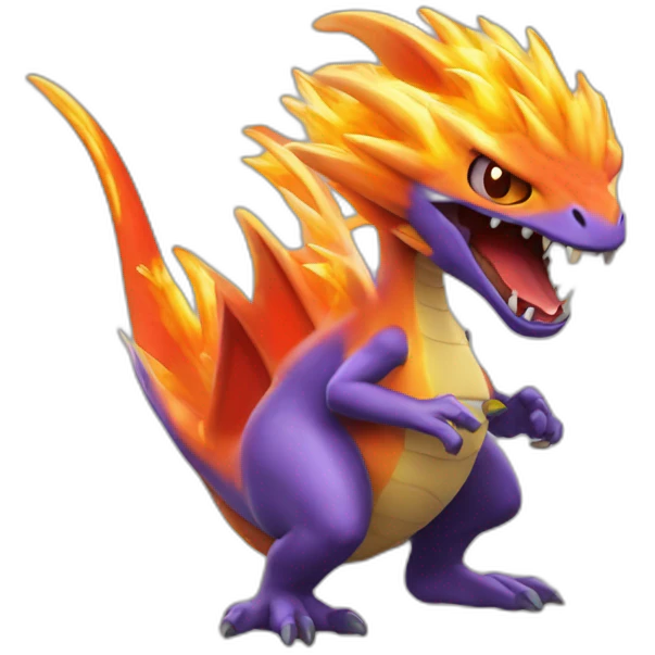 Dracaufeu le pockemon en entier emoji