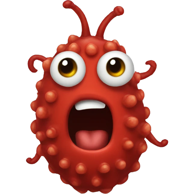 Papa Red Larva emoji