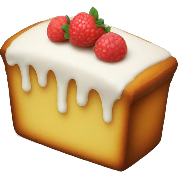 Pound cake emoji