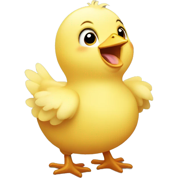 baby chick laughing emoji