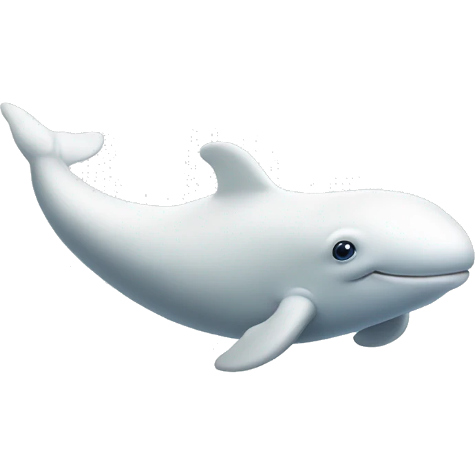 Beluga whale emoji