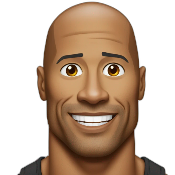 Dwayne Johnson emoji