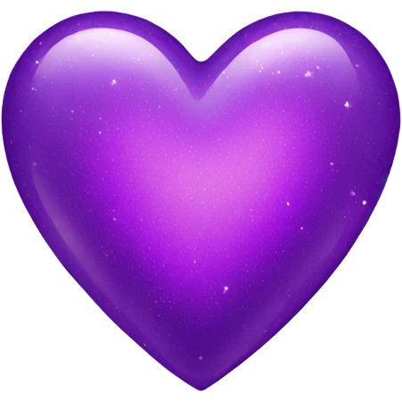 Sparkling Purple Heart  emoji