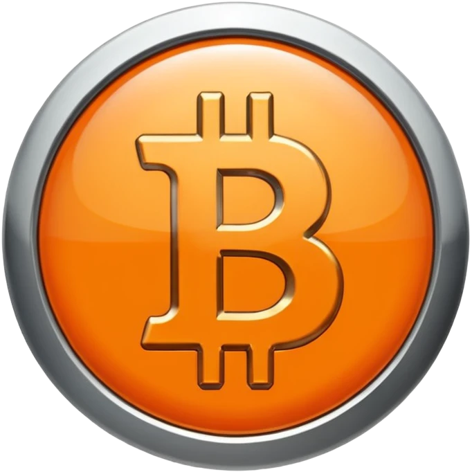 orange bitcoin emoji