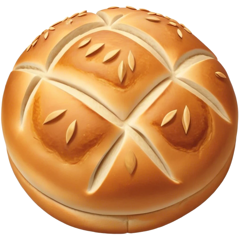 Gourmet sourdough bread round emoji