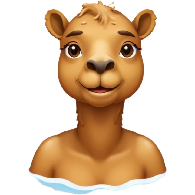 Camel in sauna emoji