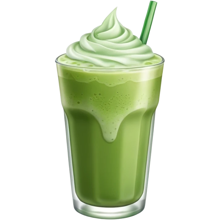 Iced Matcha Latte  emoji
