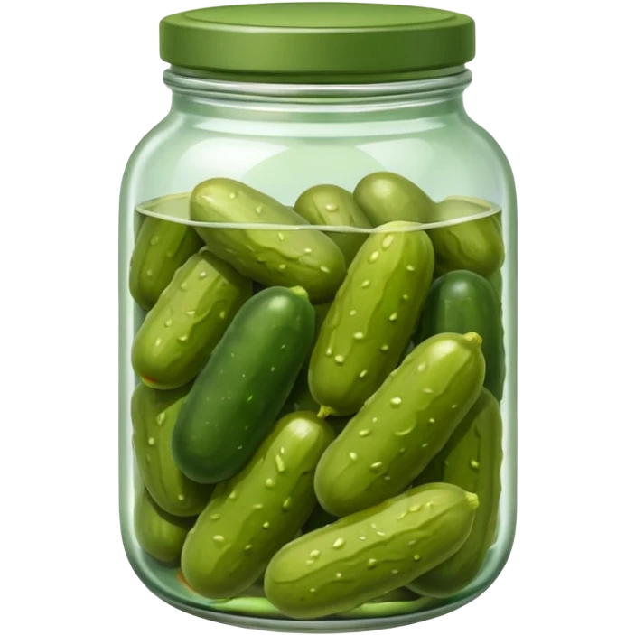 a jar of pickles emoji