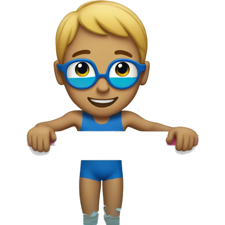 summer olympics boy swimming pool emoji