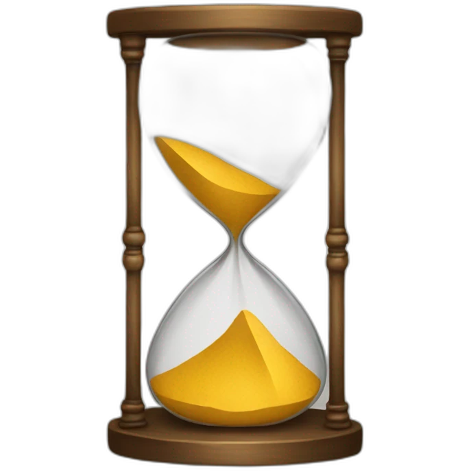 Hourglass emoji