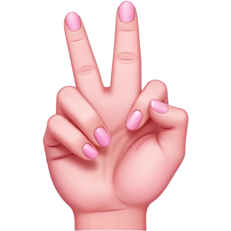 pink middle finger emoji