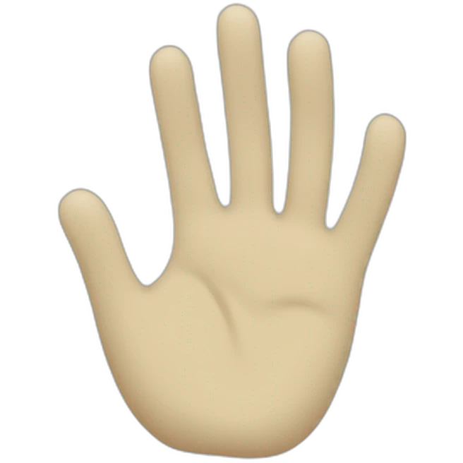 Bleach with palm emoji