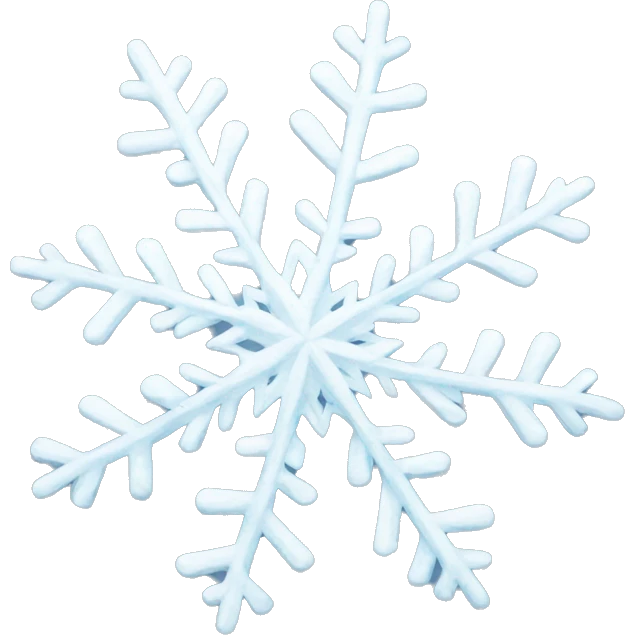 Dancing snowflake emoji