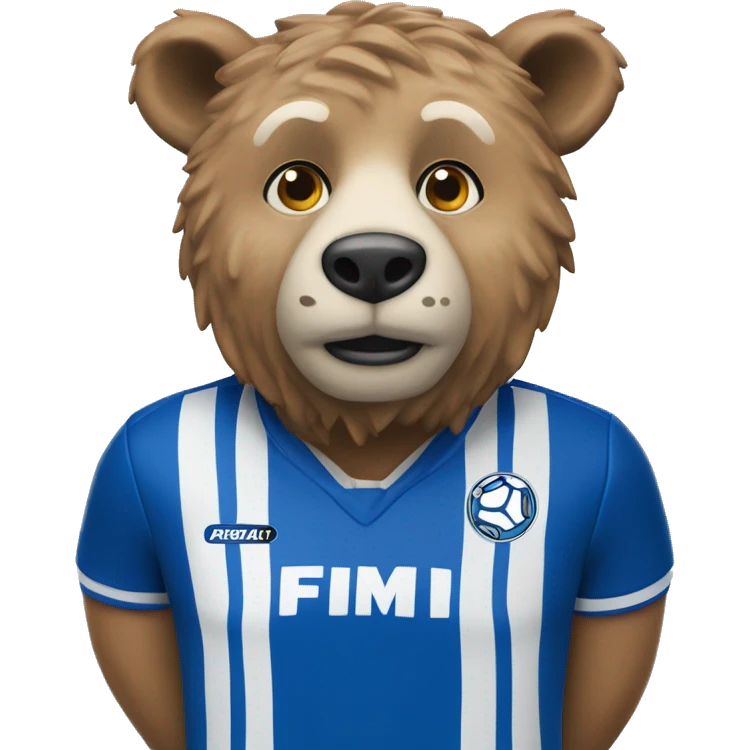 Bär mit Hertha Trikot emoji
