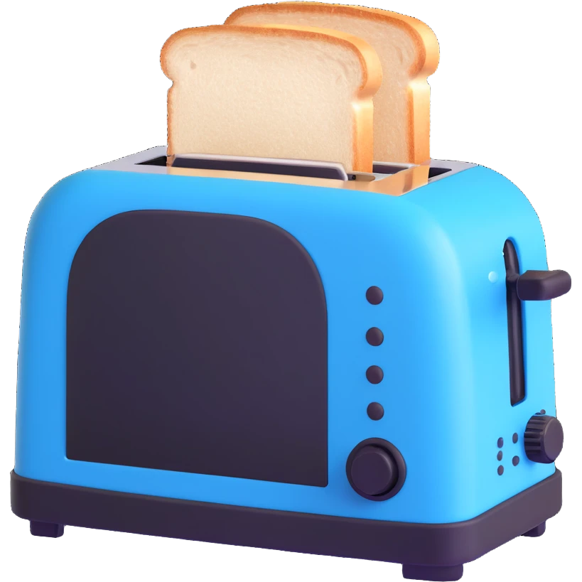 light blue toaster emoji