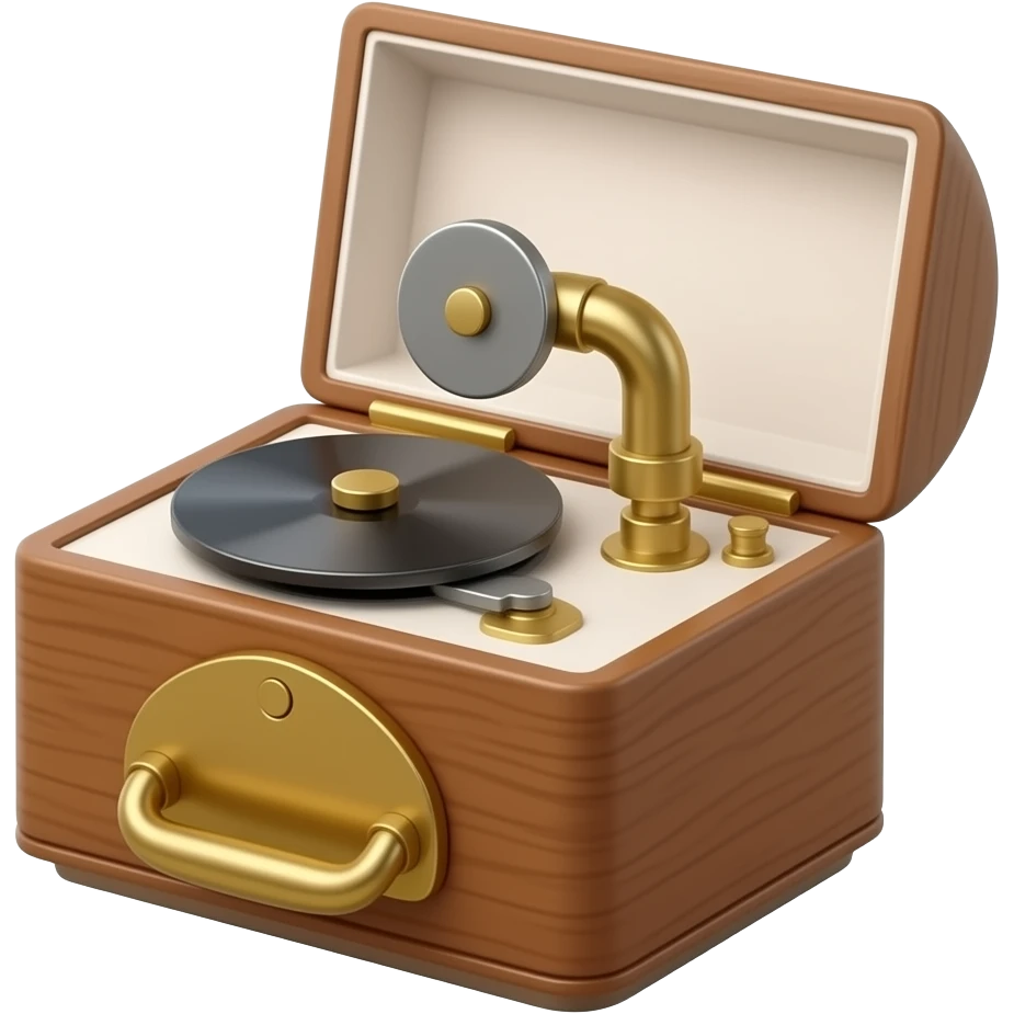 Wind-up music box emoji