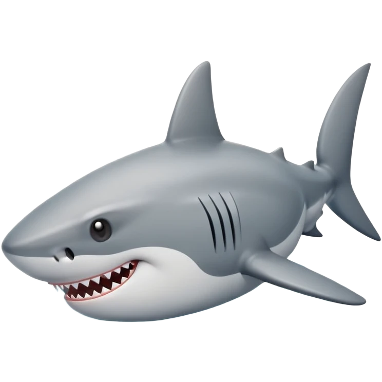 shark being tired emoji