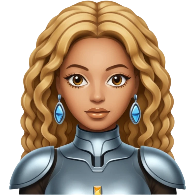 beyoncé renaissance, sci-fi, chrome￼ emoji
