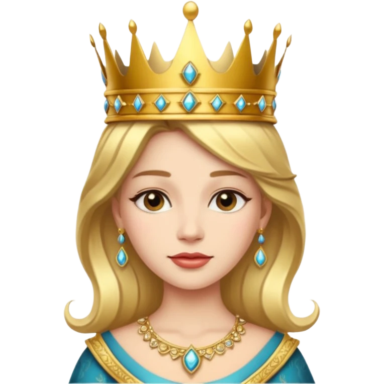 beautiful queen emoji