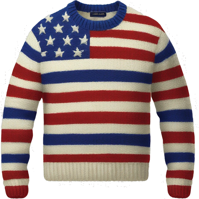ralph lauren american flag sweater emoji