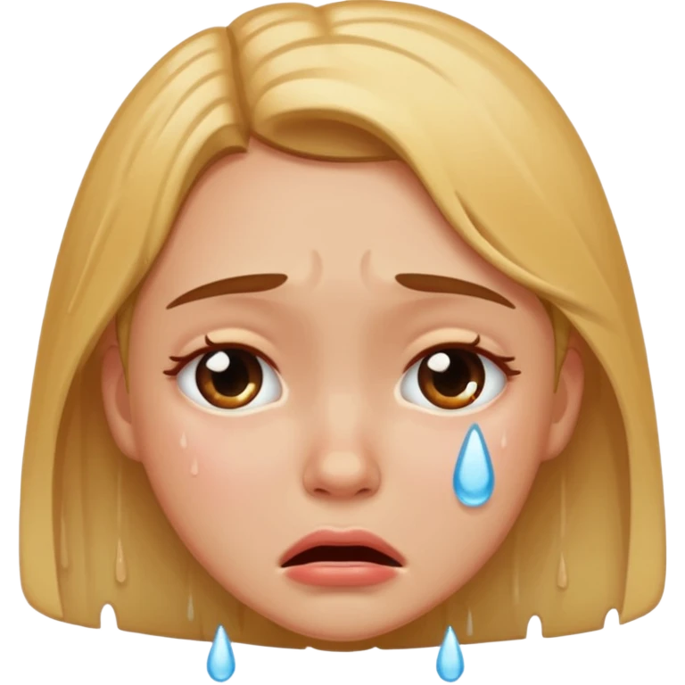 Anger girl crying  emoji