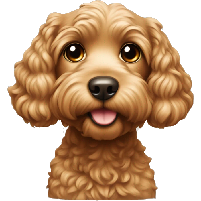 Cockpoo caramel coloured  emoji