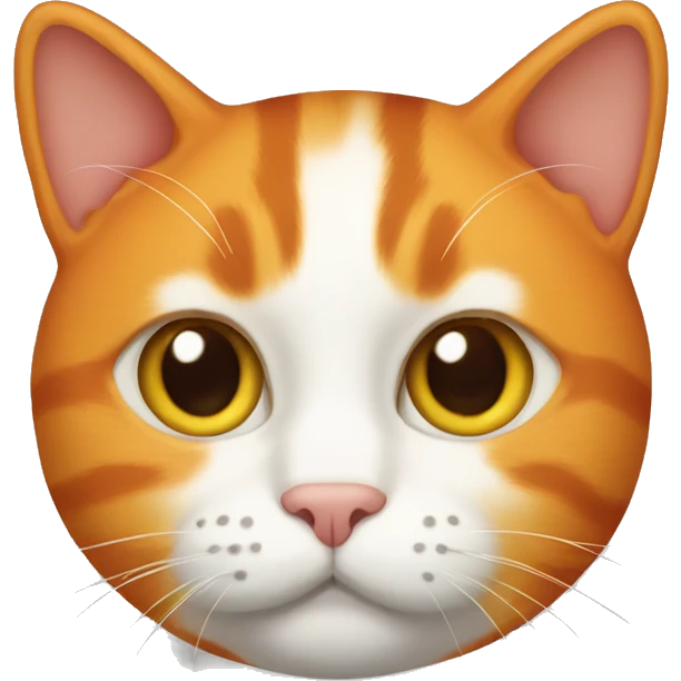 Orange cat emoji