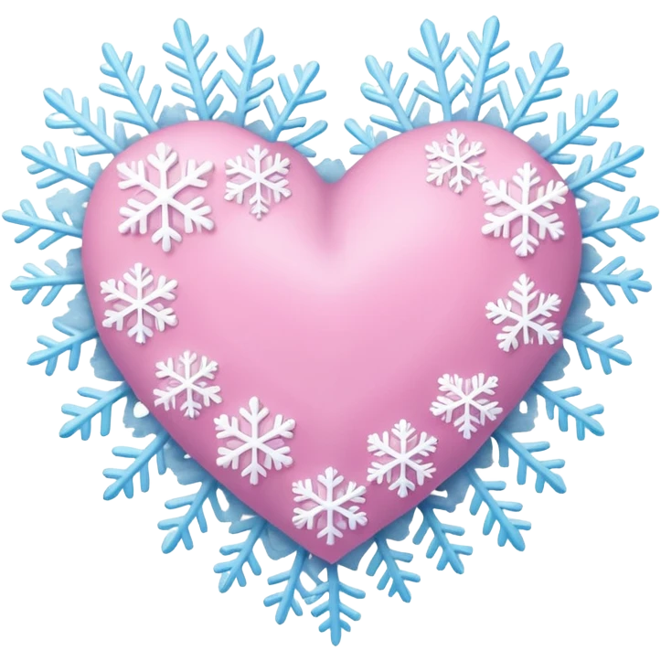 Pink winter vibe emoji emoji