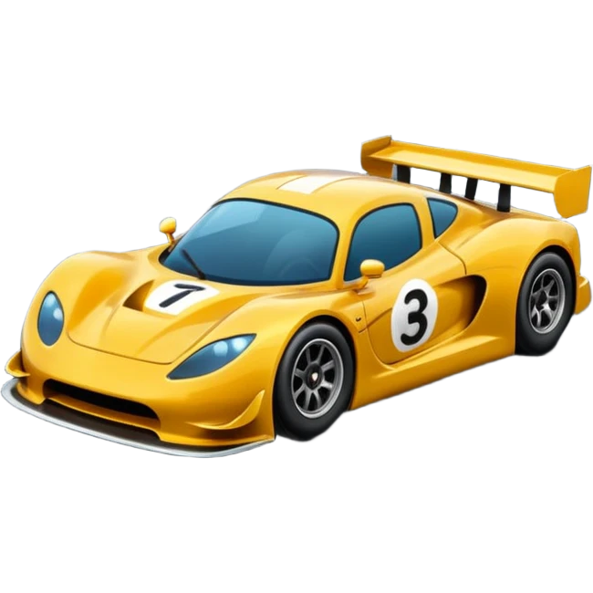 race car with track and cool background emoji