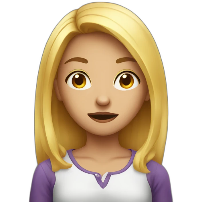 possesed girl emoji