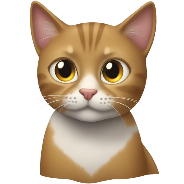 Gato con su dueña abrazados  emoji