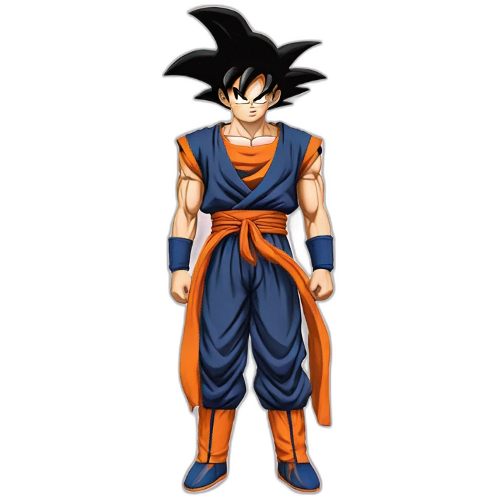 does goku clean nuts? emoji