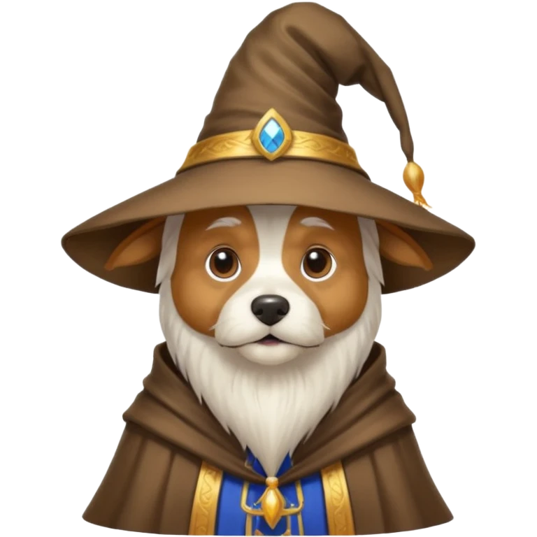 Dog wizard emoji