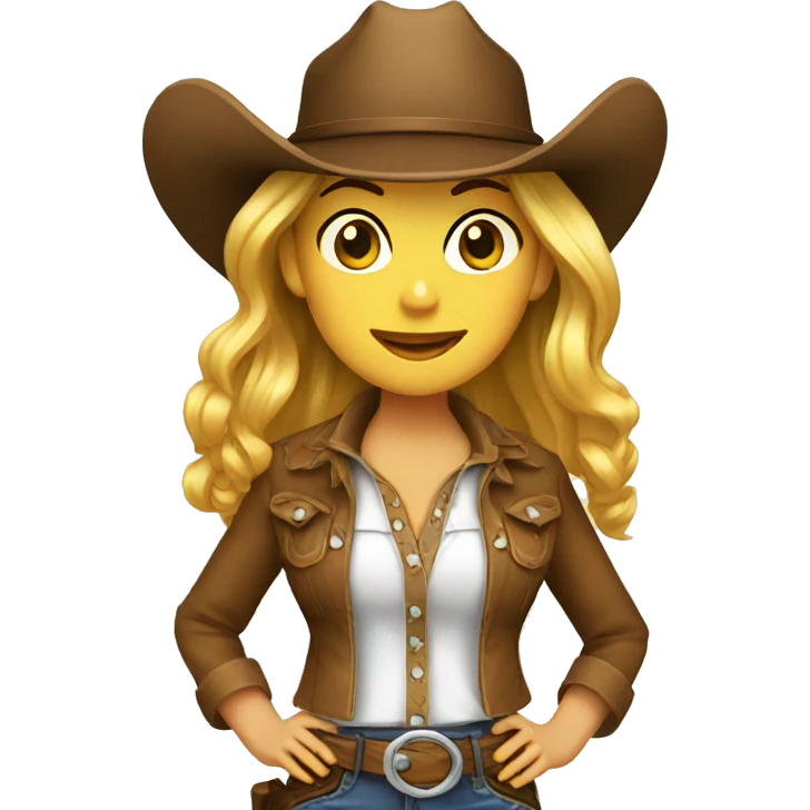 Cowgirl emoji