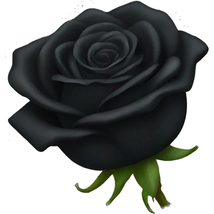 Black rose emoji