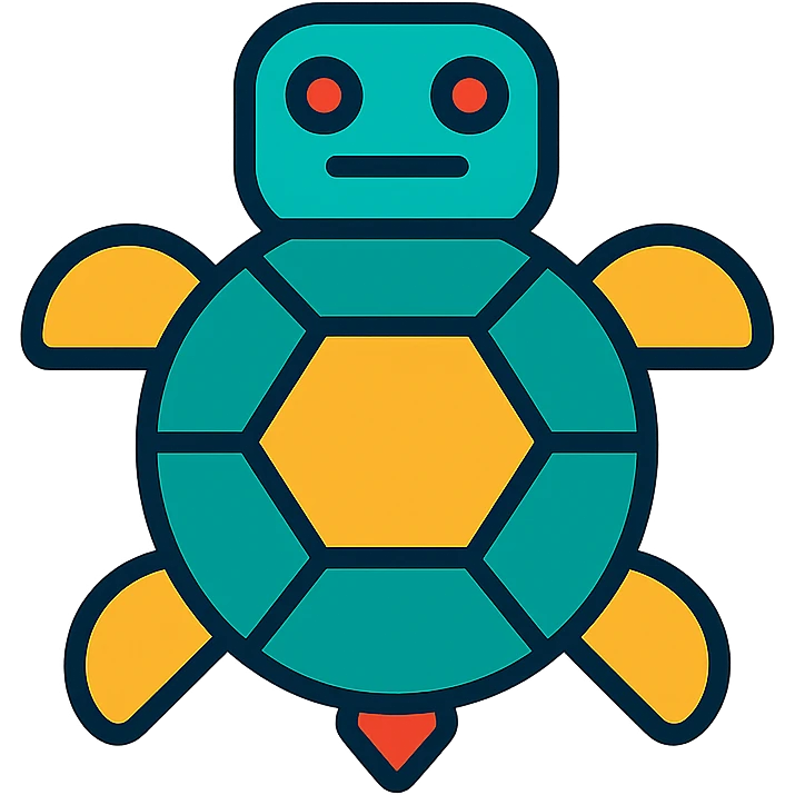 A robot turtle emoji