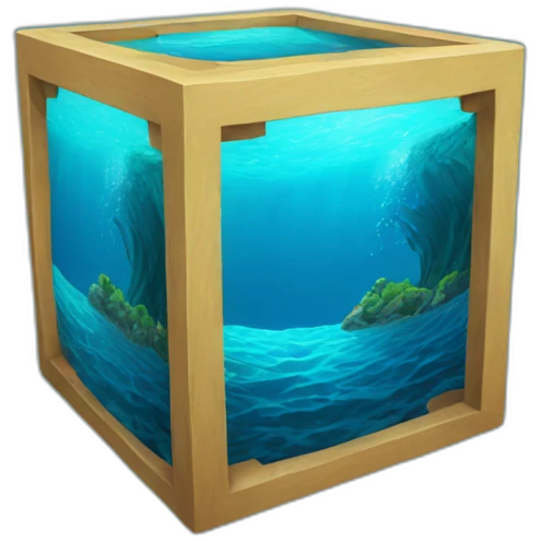Ocean cube emoji