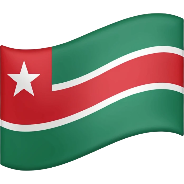 The flag of Awdal state in somaliland emoji