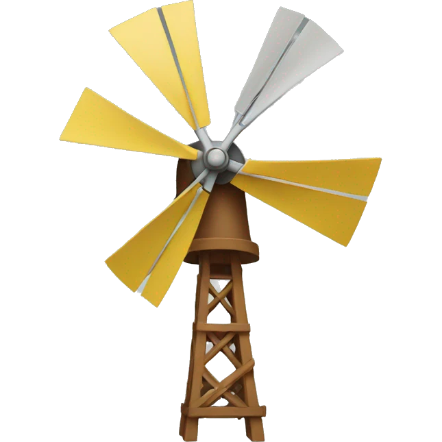 Toy windmill emoji
